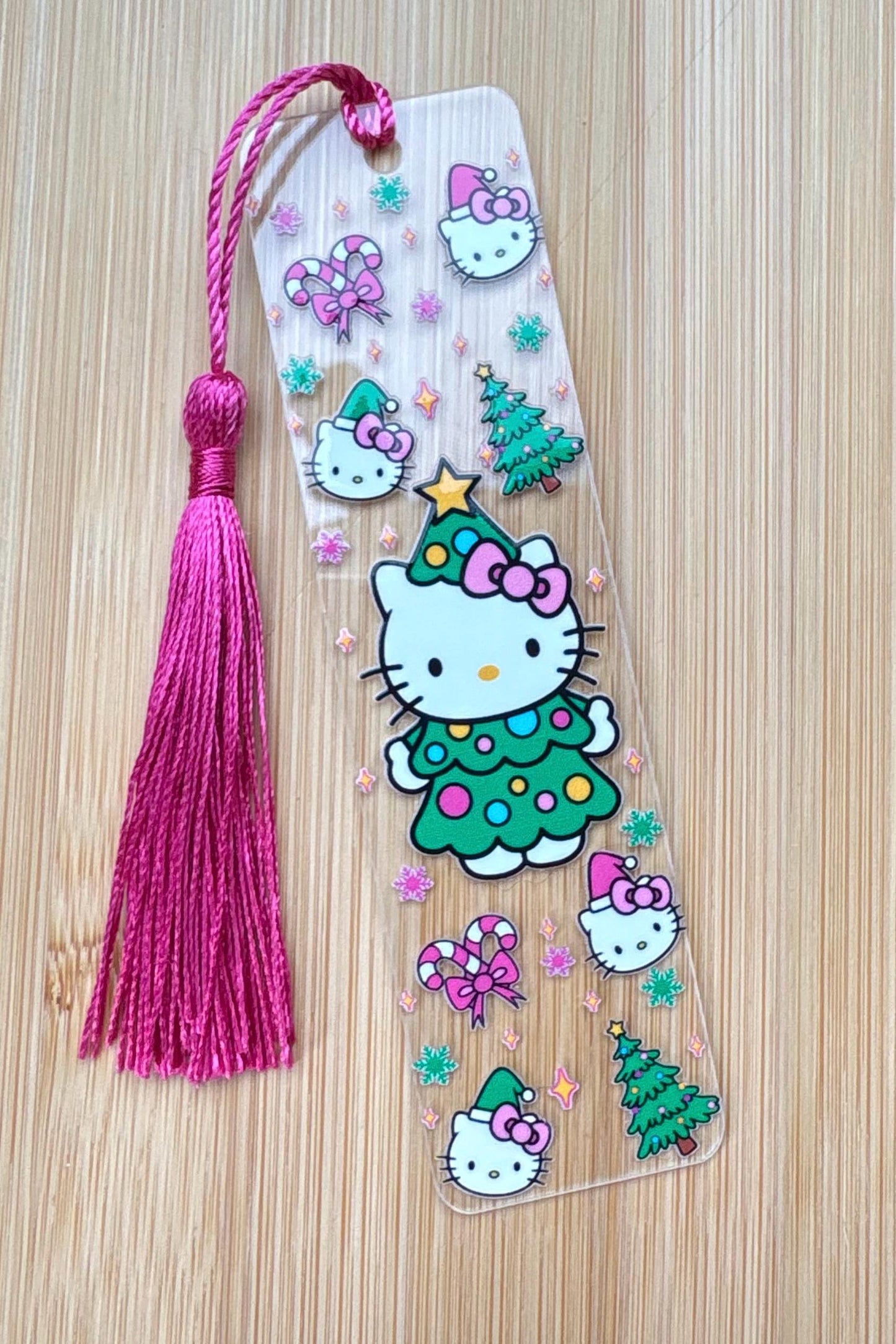 HK Holiday Acrylic Bookmark