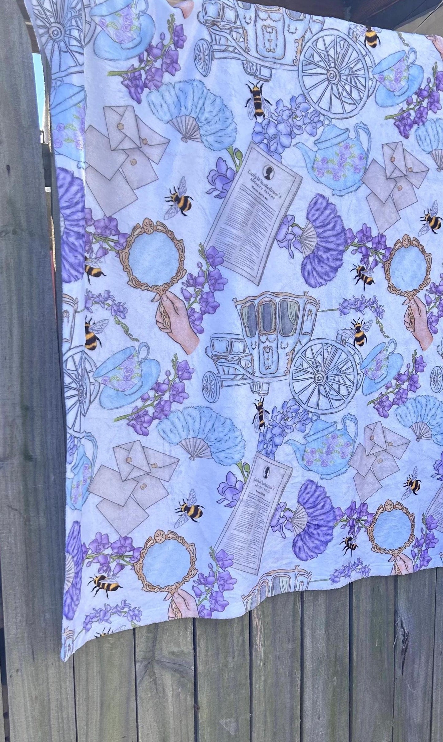 PREORDER - Bridgerton Carriage Throw Blanket - TPD Exclusive Design