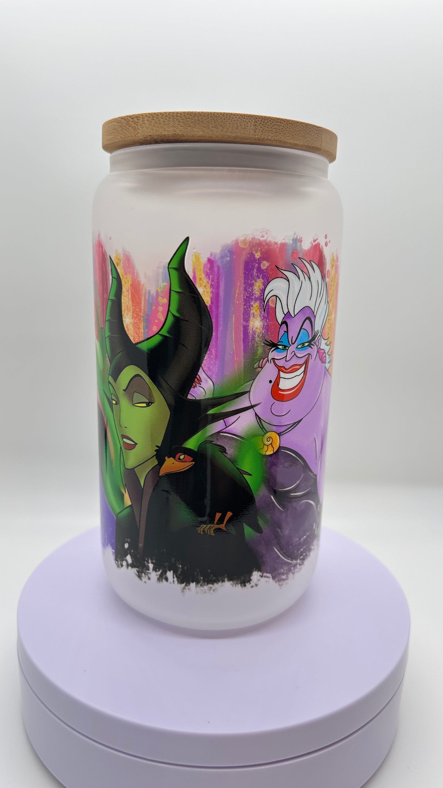 Evil Villians, 16oz Glass Cup