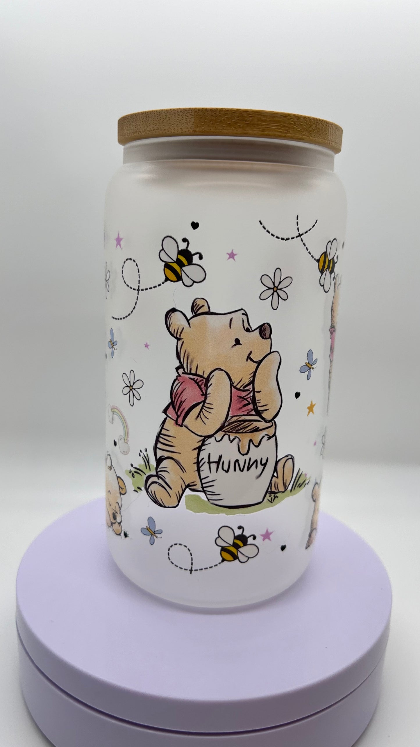 Winnie The Pooh, 16oz Glass Cup