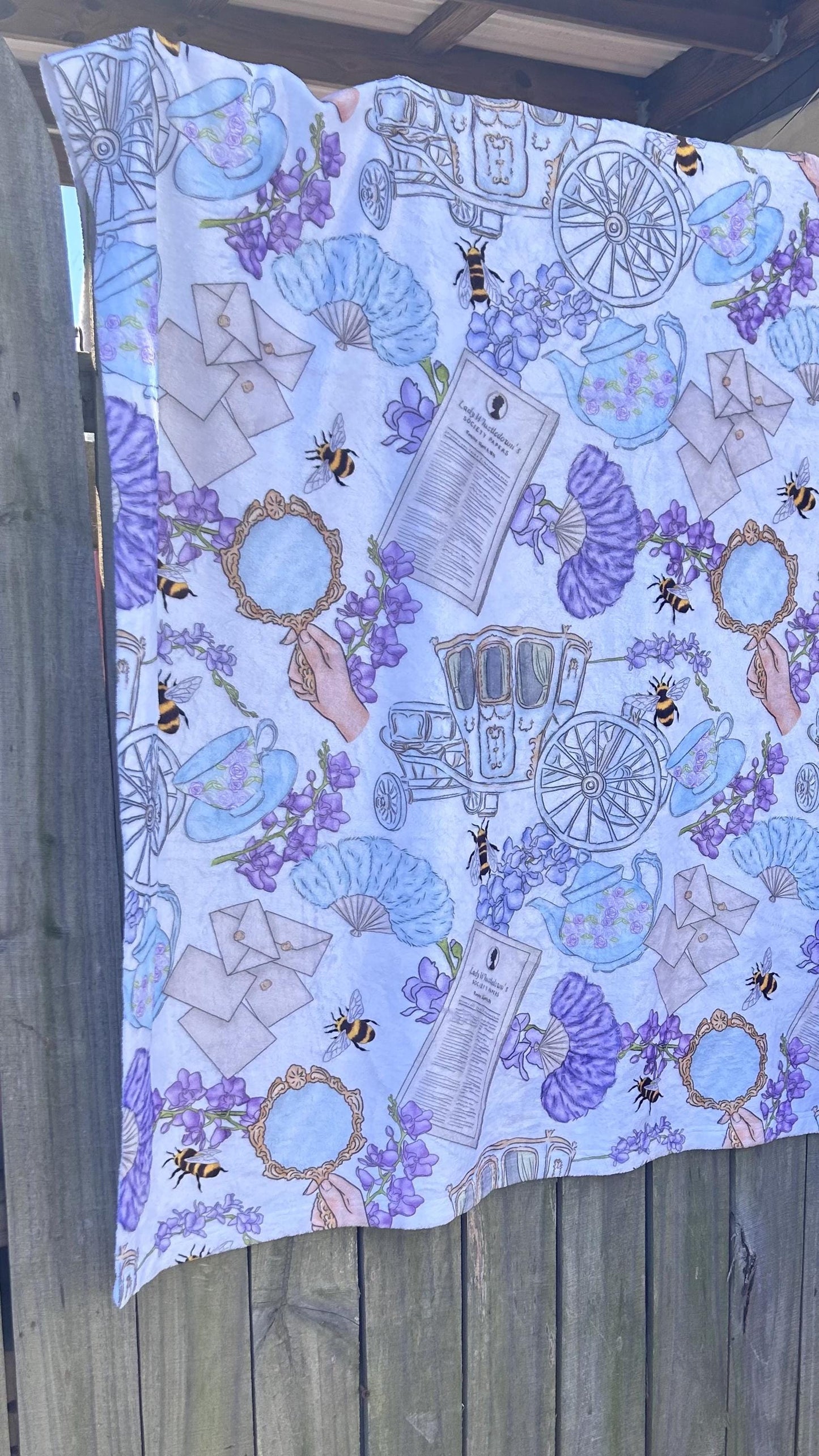 PREORDER - Bridgerton Carriage Throw Blanket - TPD Exclusive Design