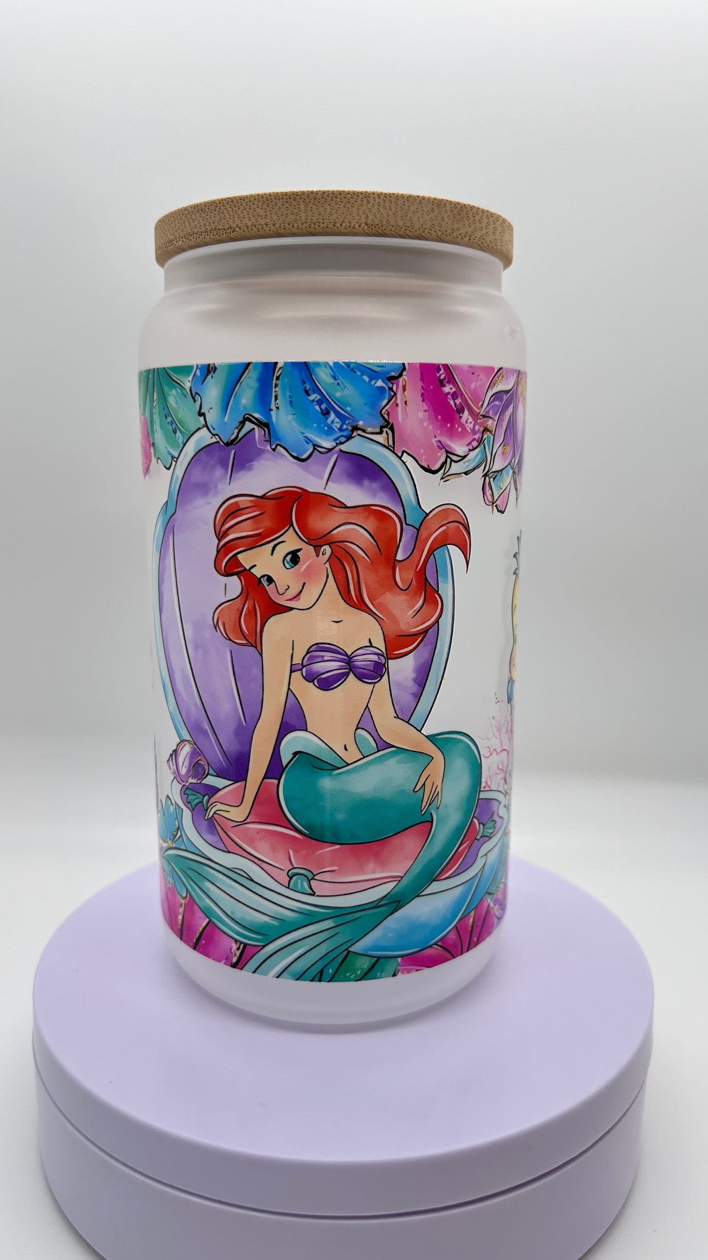 Under The Sea, 16oz Glass Cup