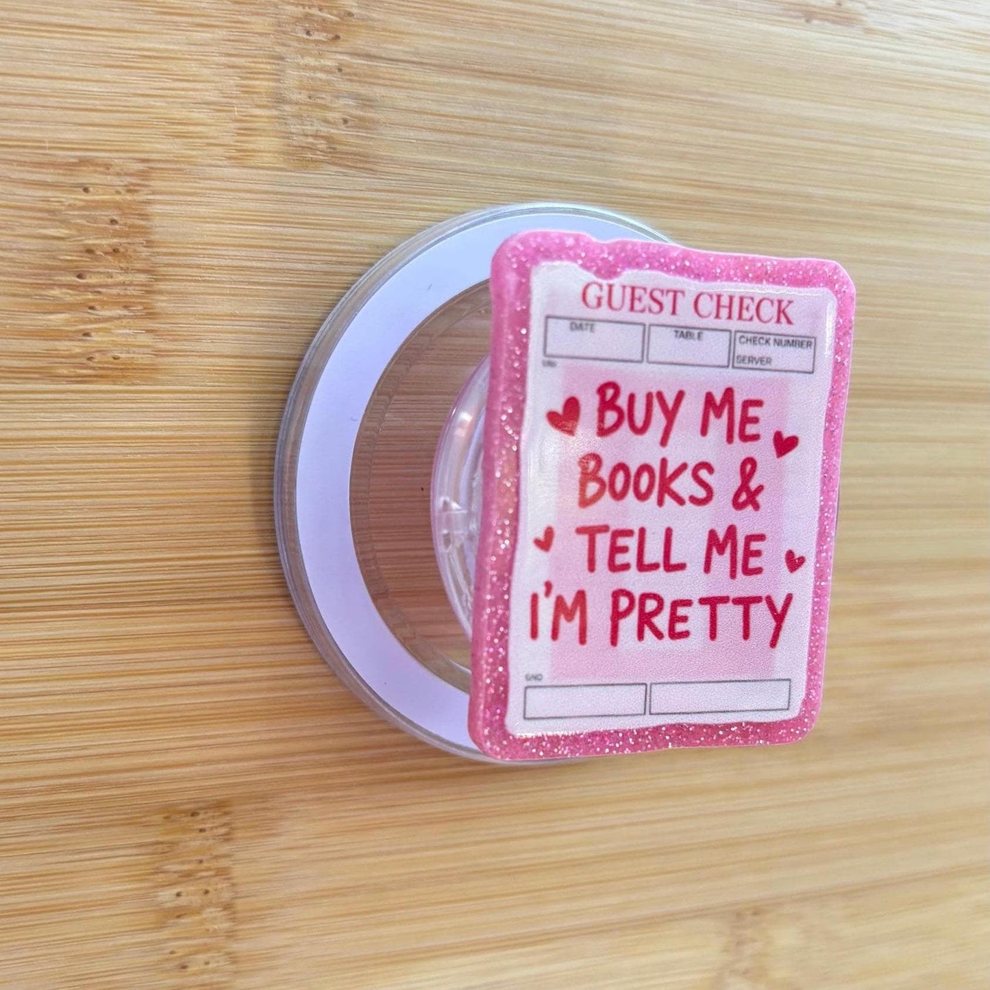 Buy Me Books and Tell Me I’m Pretty Magnetic Grip | Kindle & Phone Holder, Compatible With MagSafe Devices