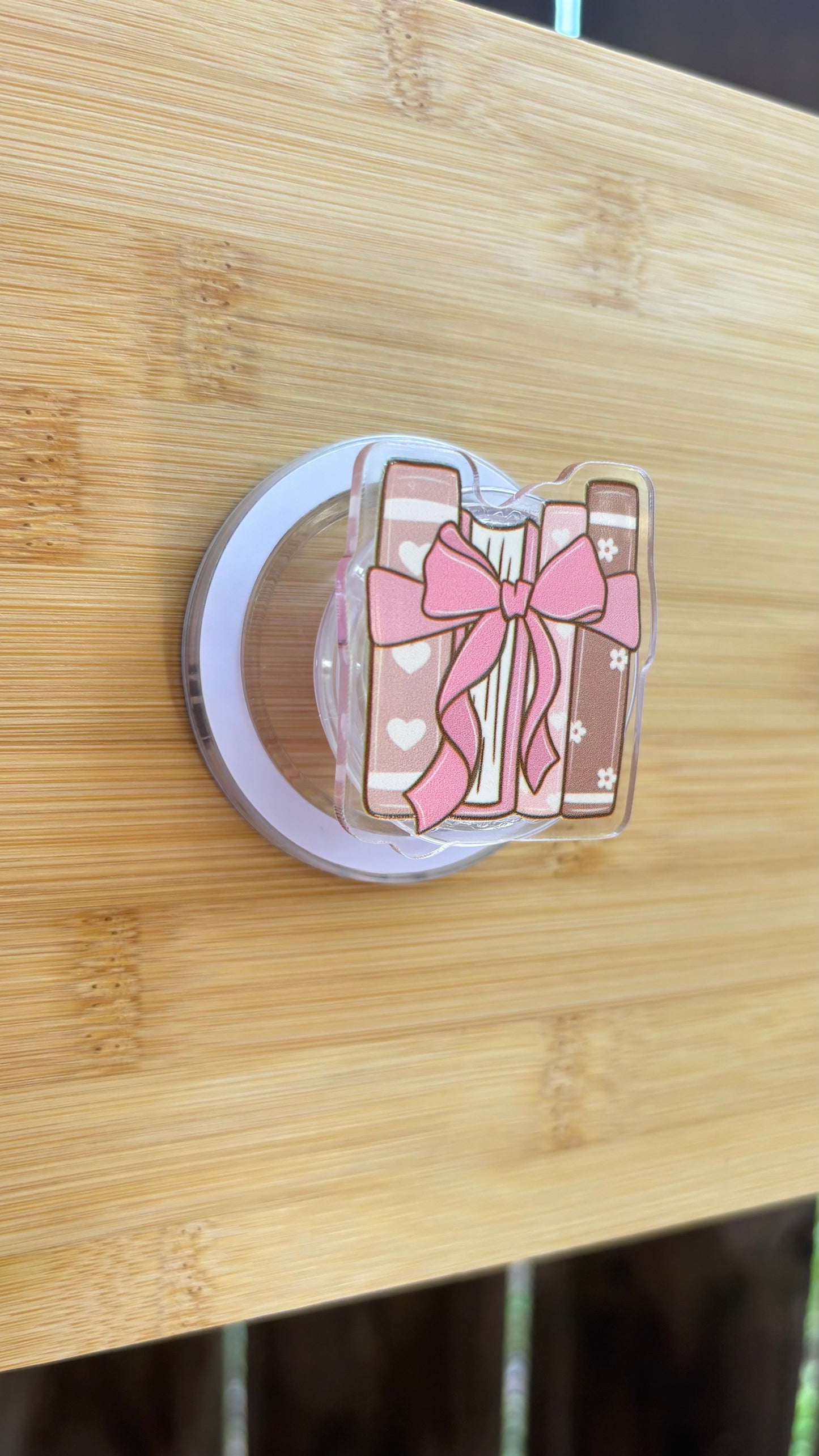 Girly Book Stack Magnetic Grip