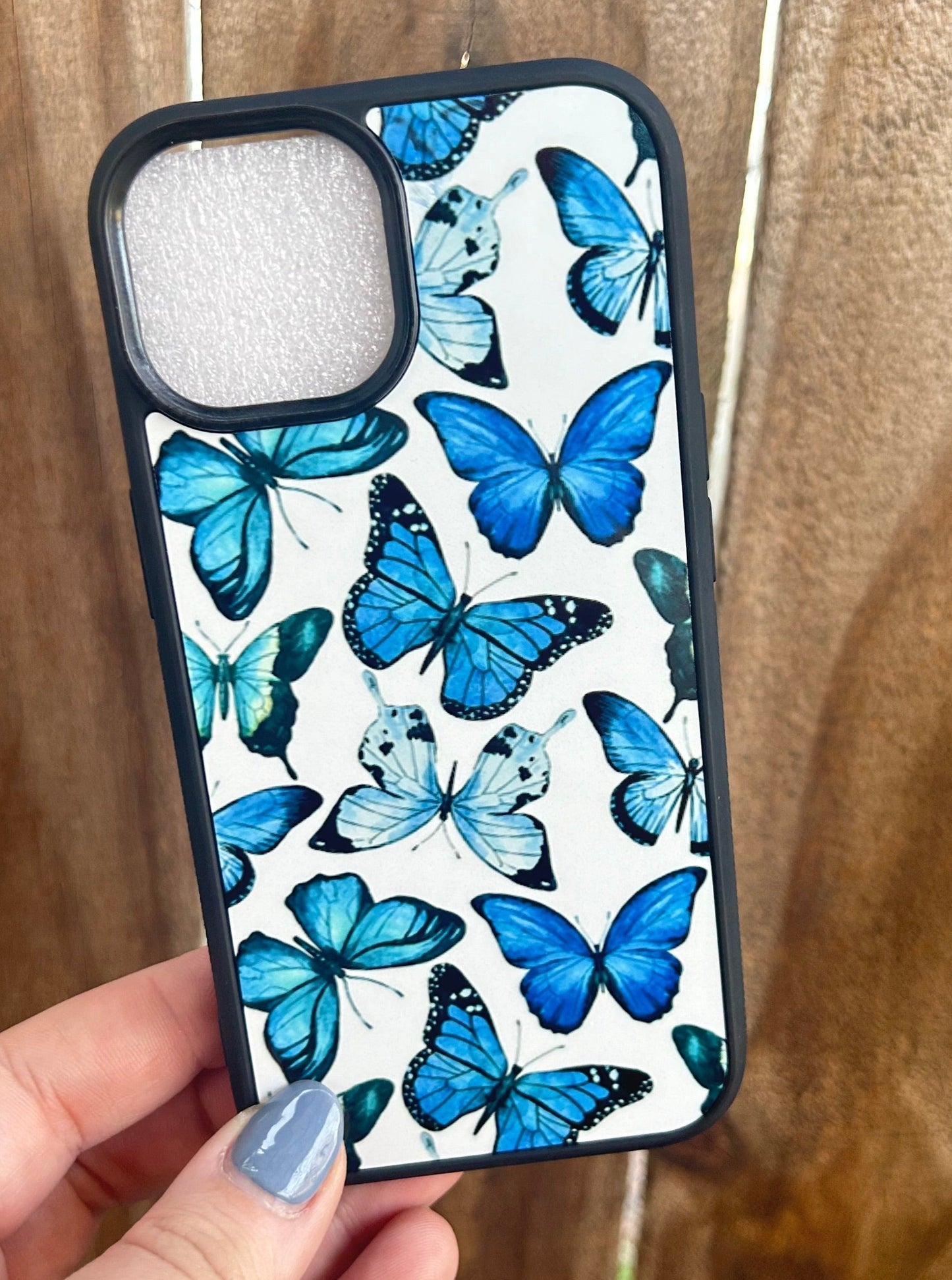 Blue Monarch Butterflies Phone Case