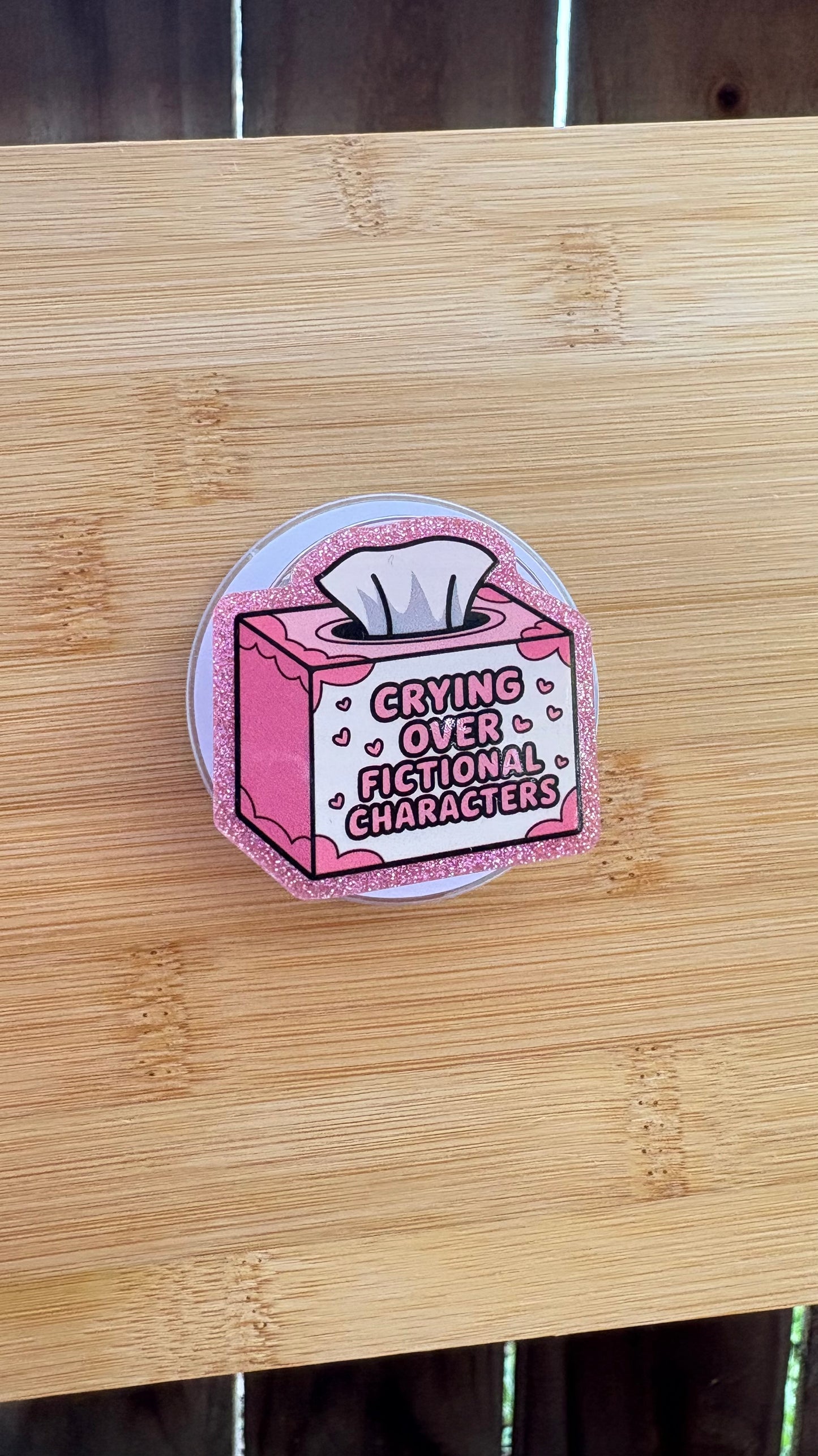 Crying Over Fictional Characters Magnetic Grip