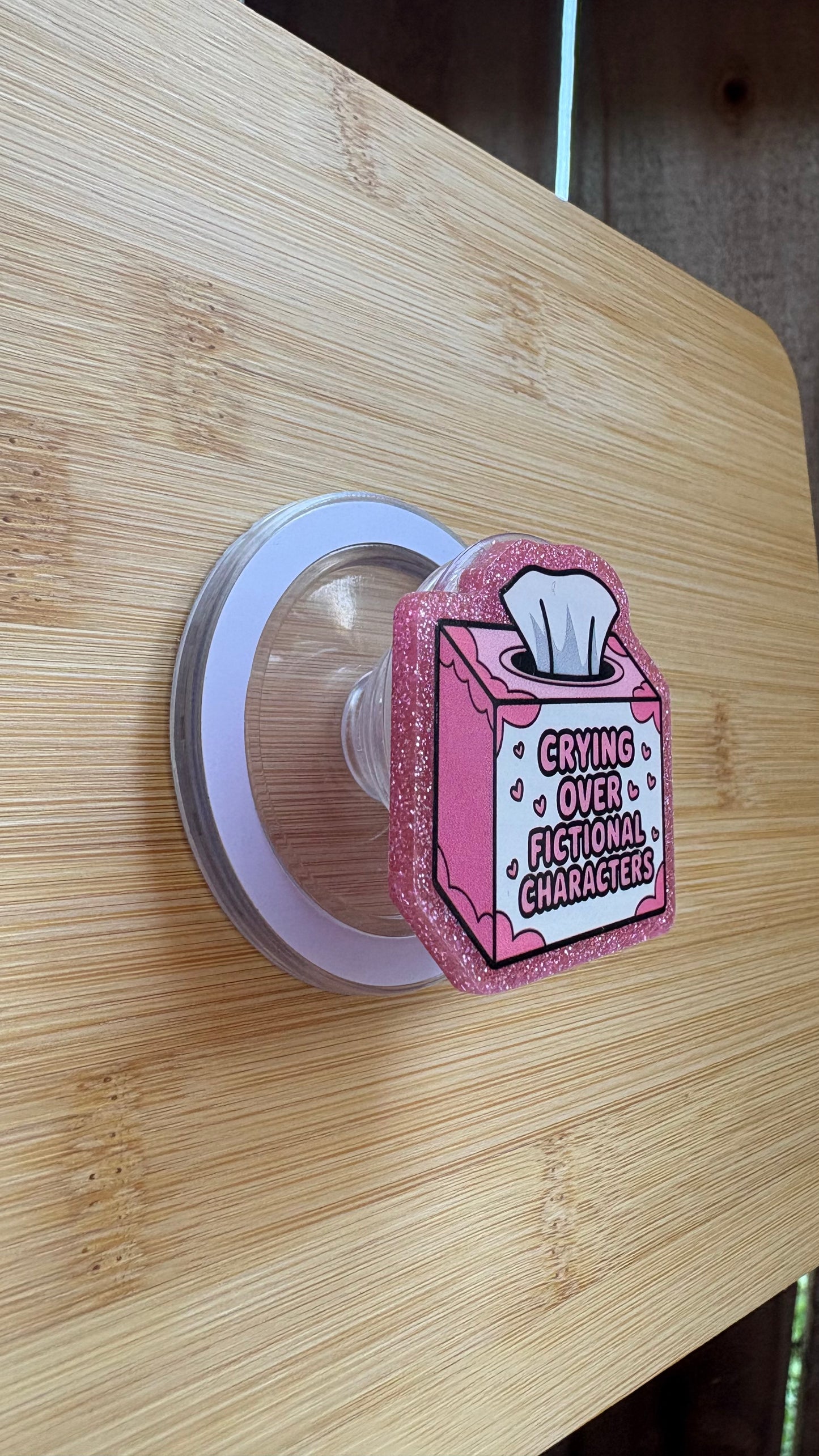 Crying Over Fictional Characters Magnetic Grip