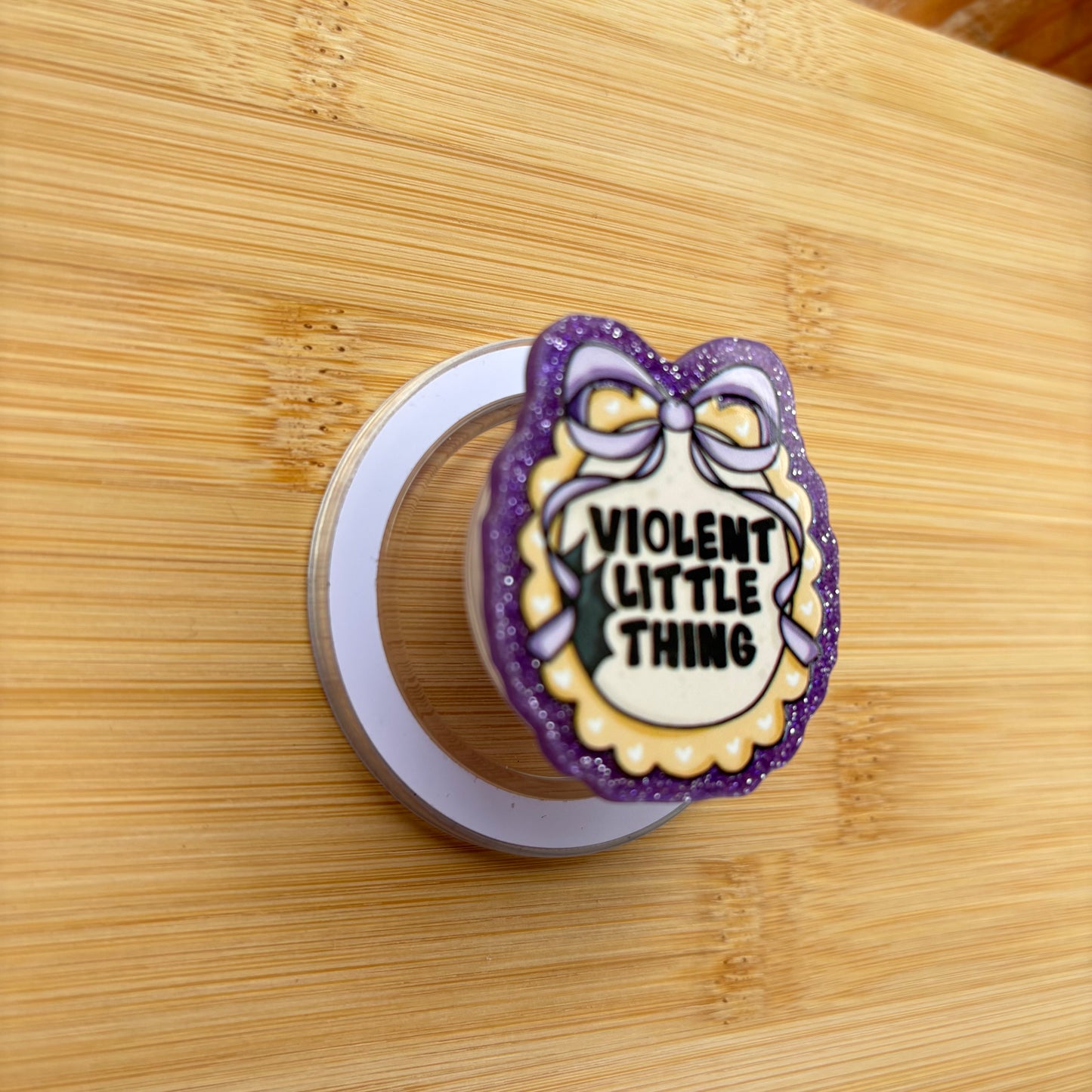 Violent Little Thing Magnetic Grip | Kindle & Phone Holder, Compatible With MagSafe Devices