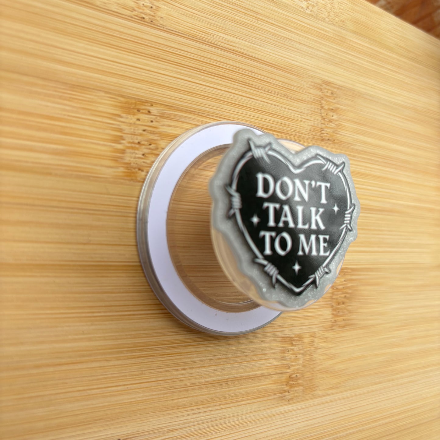 Don't Talk To Me Magnetic Grip | Kindle & Phone Holder, Compatible With MagSafe Devices