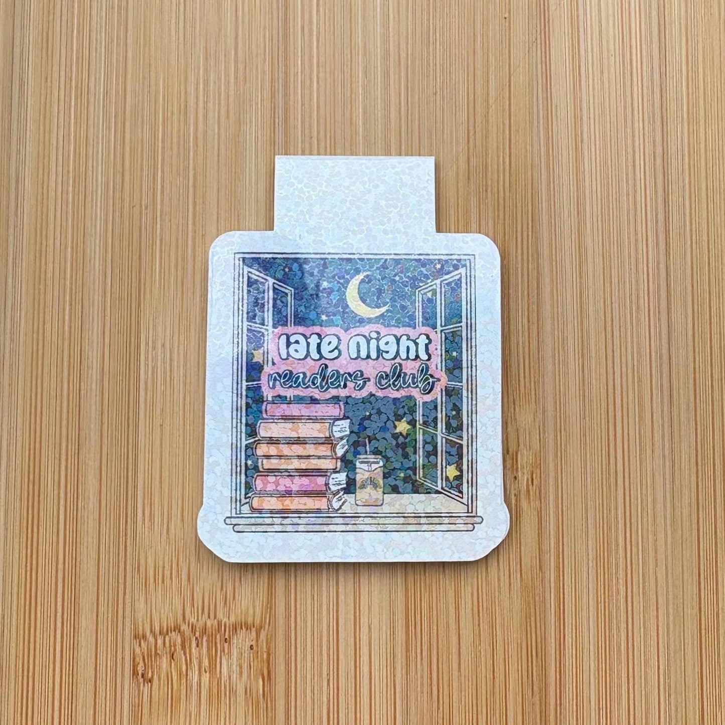 Late Night Readers Magnetic Bookmarks