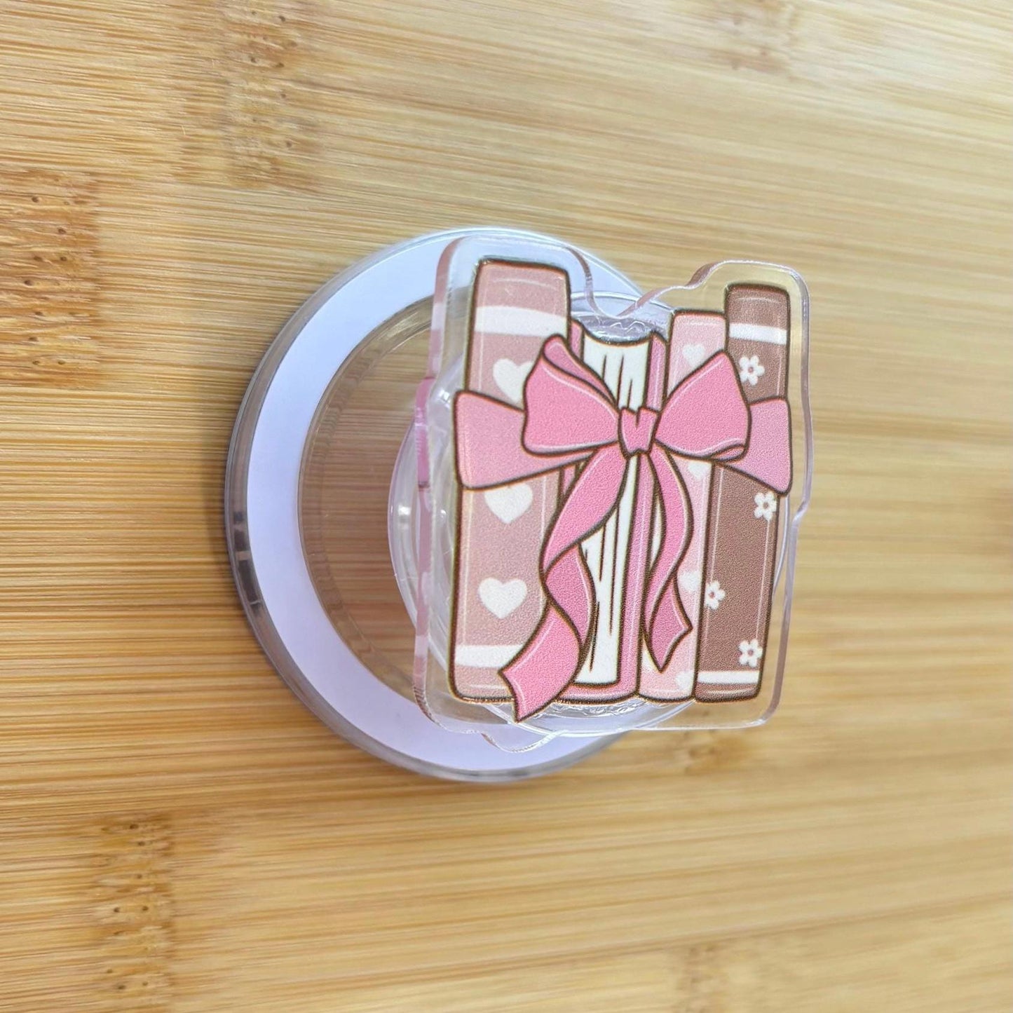 Girly Book Stack Magnetic Grip