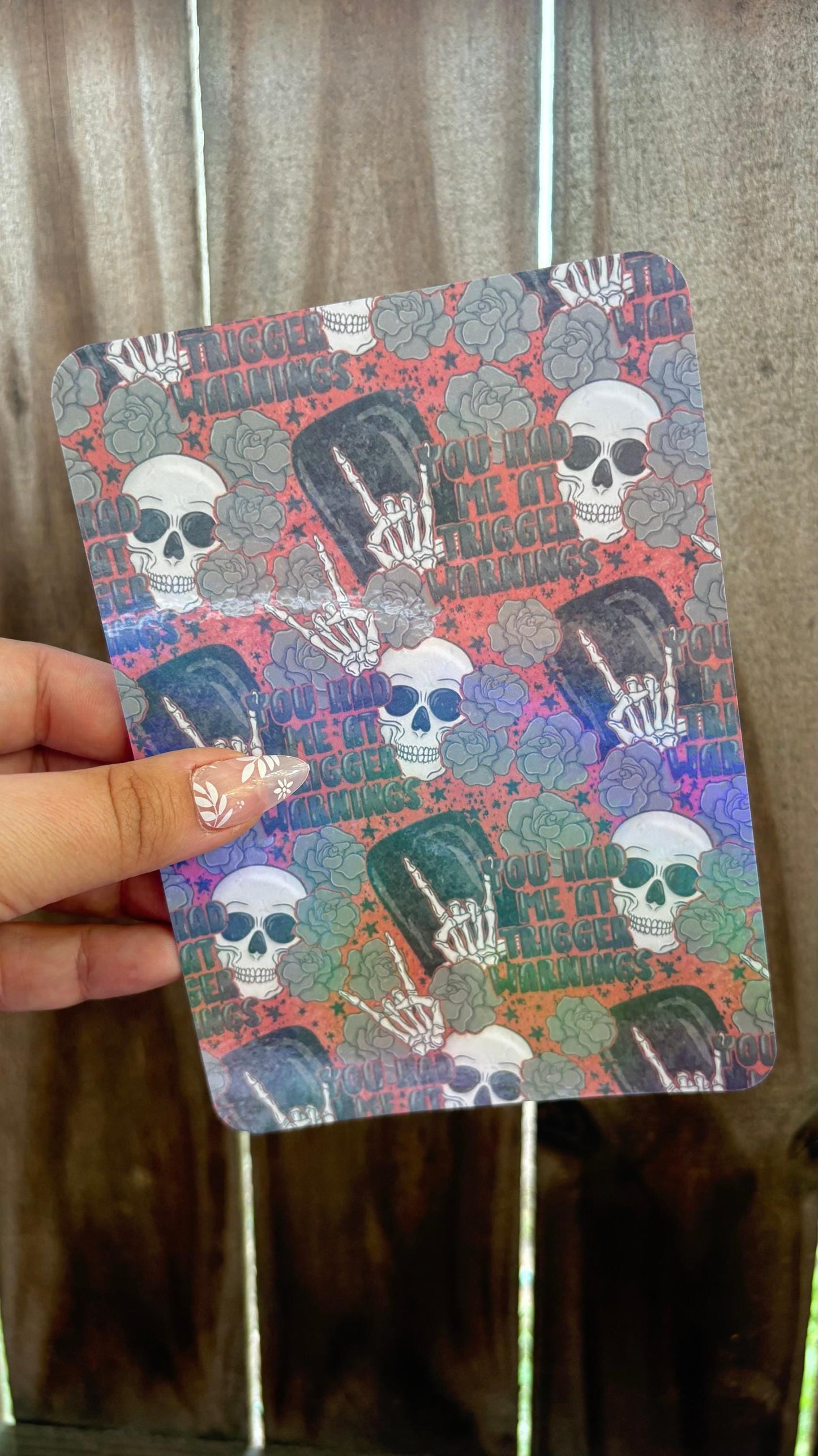 Trigger Warnings Kindle Insert