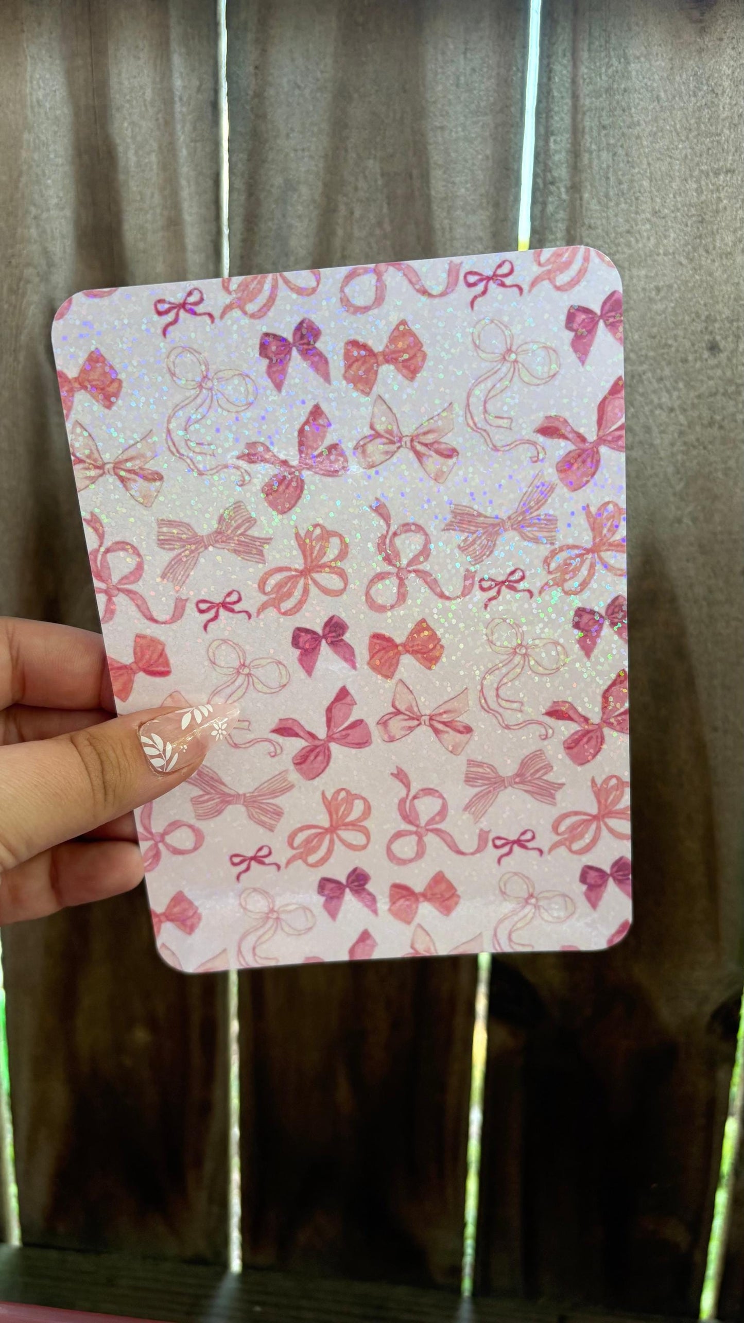 Girly Bows Kindle Insert