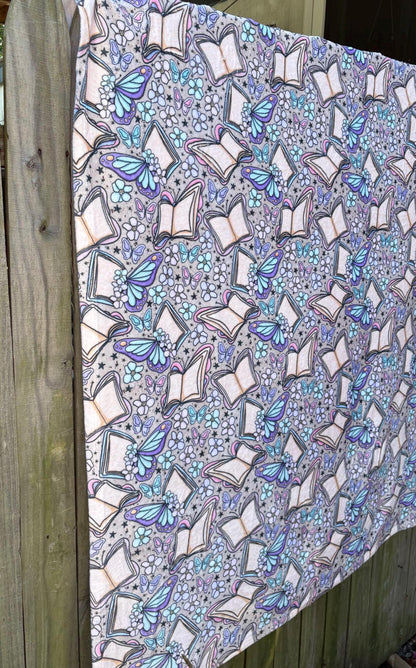 Fluttering Pages Throw Blanket