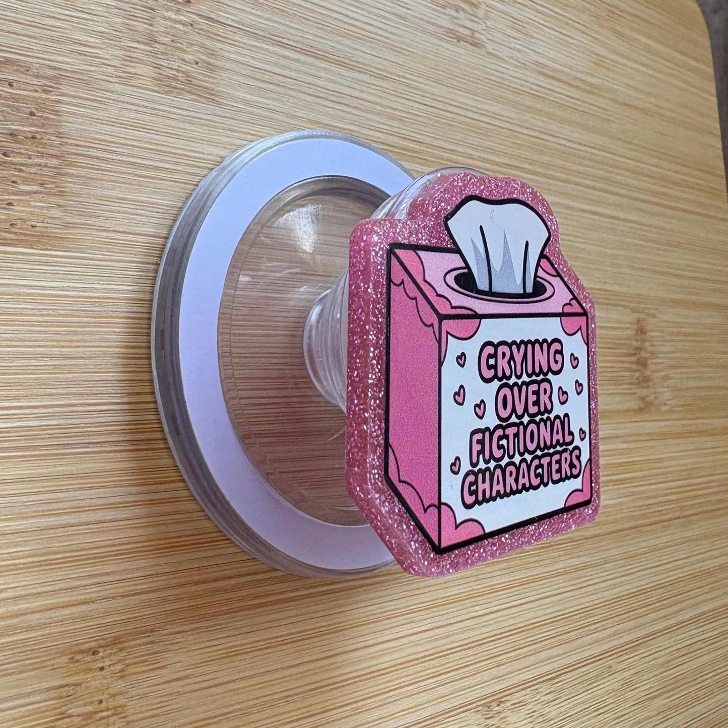 Crying Over Fictional Characters Magnetic Grip