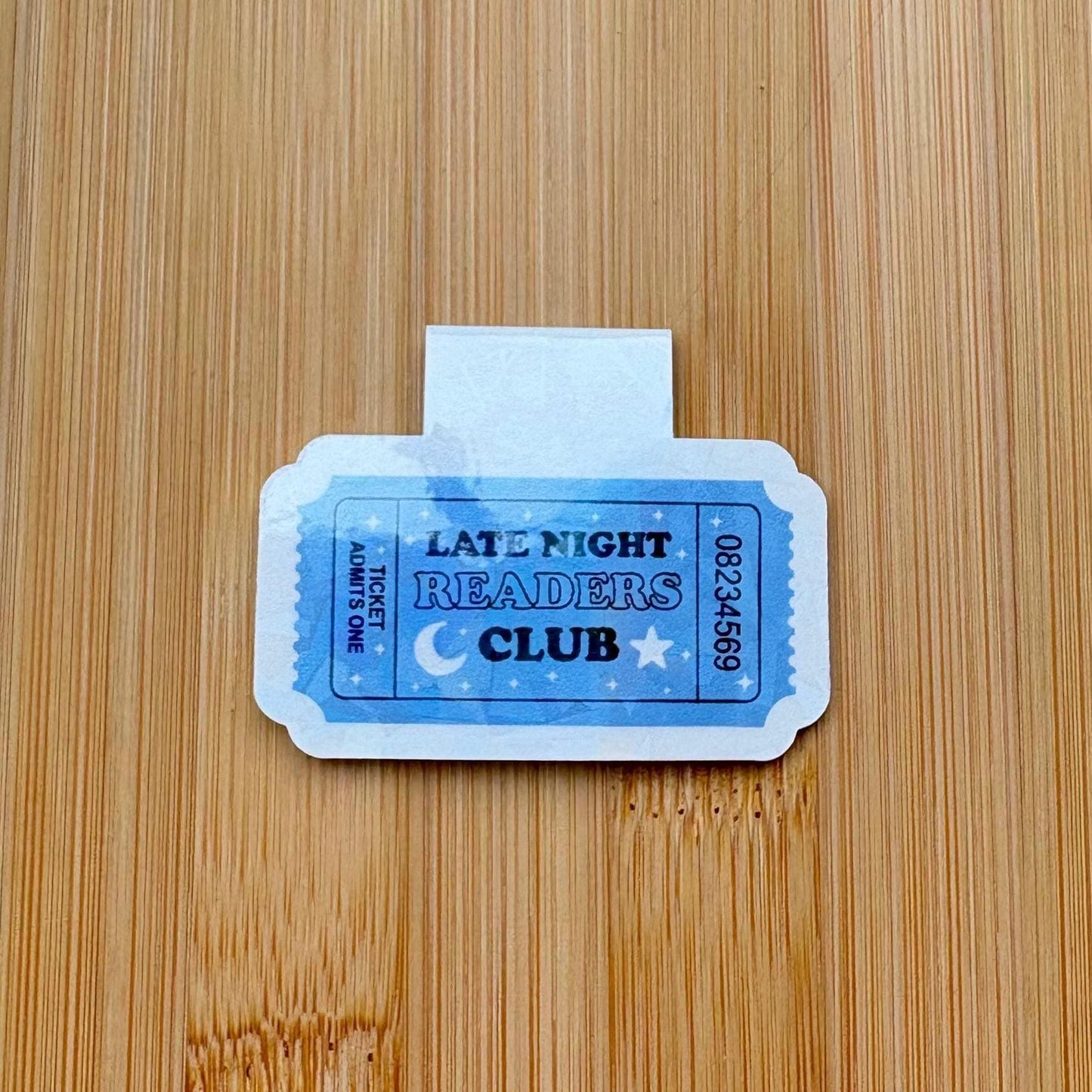 Late Night Readers Club Magnetic Bookmarks