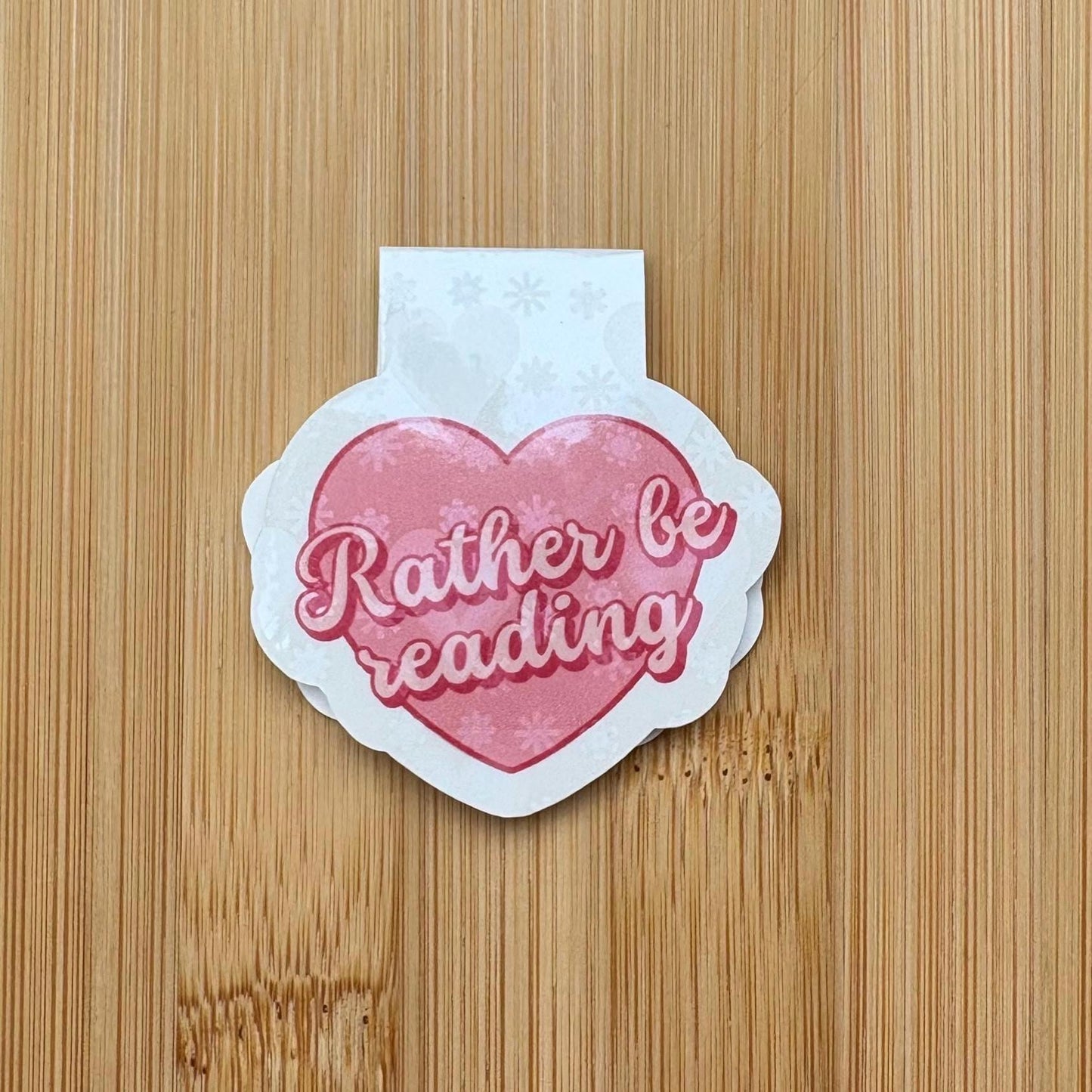 Rather Be Reading Magnetic Bookmarks