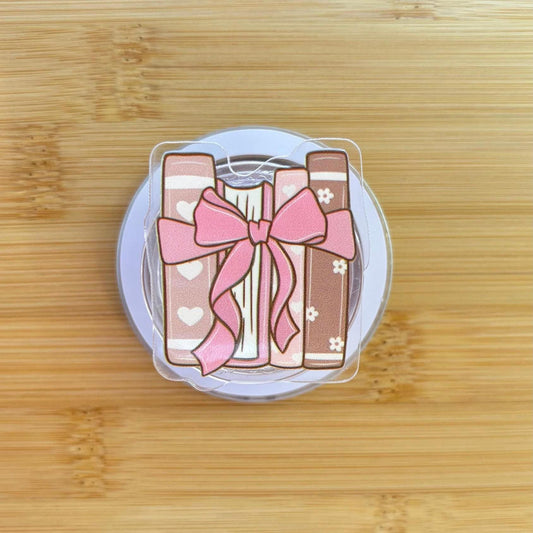 Girly Book Stack Magnetic Grip