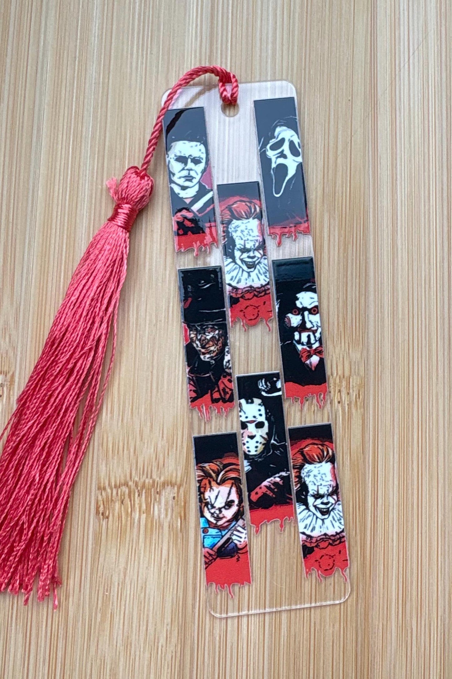 Horror Guys Acrylic Bookmark