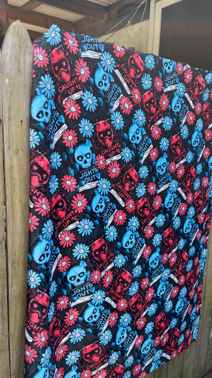Into Darkness Throw Blanket