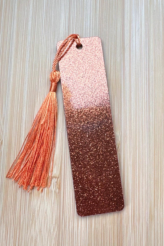 Burnt Orange Acrylic Bookmark