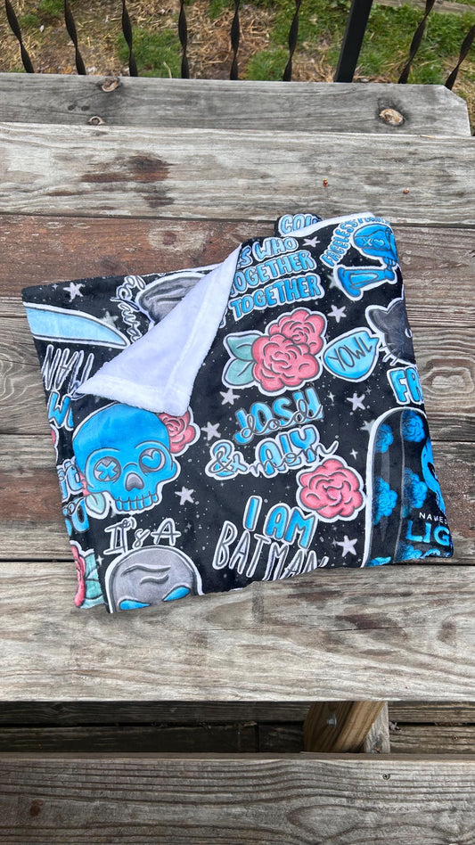 Lights Out Throw Blanket