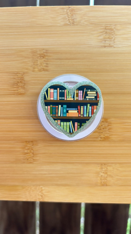 Heart Bookshelf Magnetic Grip