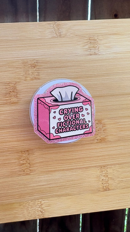 Crying Over Fictional Characters Magnetic Grip