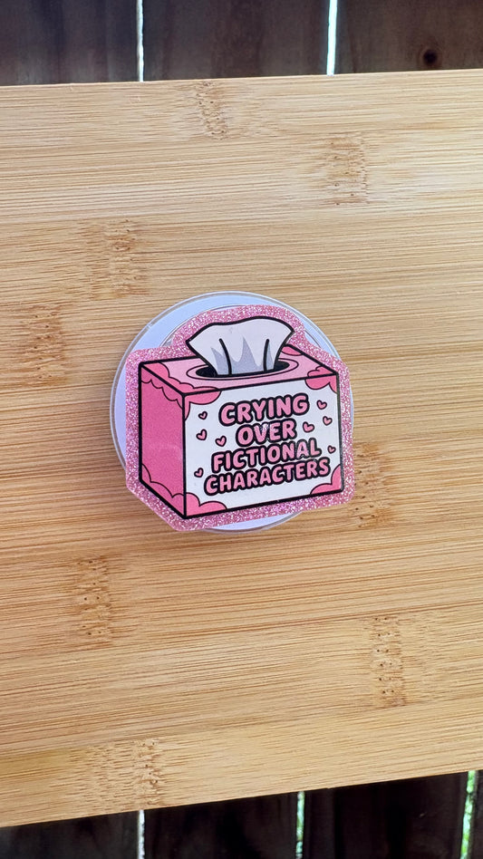 Crying Over Fictional Characters Magnetic Grip