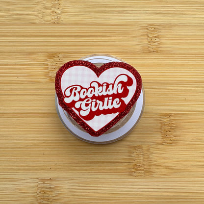 Bookish Girlie Magnetic Grip | Kindle & Phone Holder, Compatible With MagSafe Devices