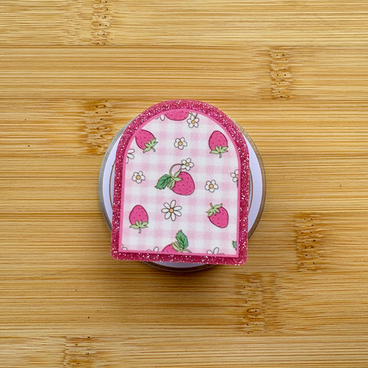 Strawberry Fields Magnetic Grip | Kindle & Phone Holder, Compatible With MagSafe Devices