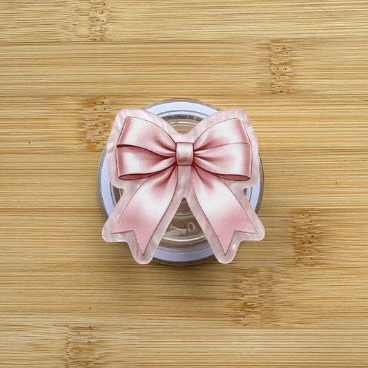 Rose Gold Bow Magnetic Grip | Kindle & Phone Holder, Compatible With MagSafe Devices