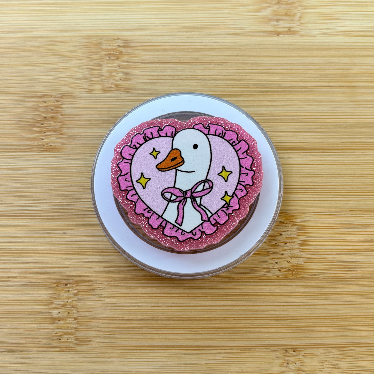 Just A Fancy Silly Goose Magnetic Grip | Kindle & Phone Holder, Compatible With MagSafe Devices