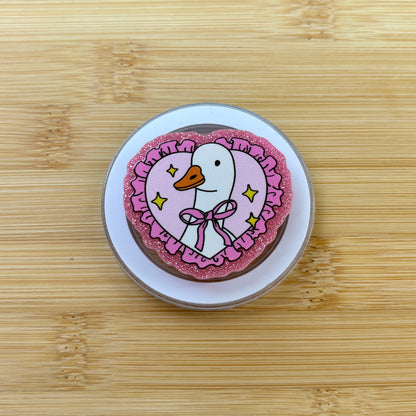 Just A Fancy Silly Goose Magnetic Grip | Kindle & Phone Holder, Compatible With MagSafe Devices