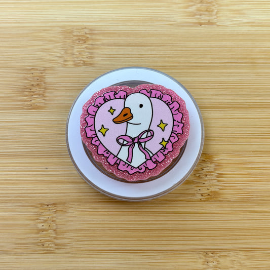 Just A Fancy Silly Goose Magnetic Grip | Kindle & Phone Holder, Compatible With MagSafe Devices