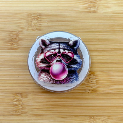 Sassy And Trashy Racoon  Magnetic Grip | Kindle & Phone Holder, Compatible With MagSafe Devices