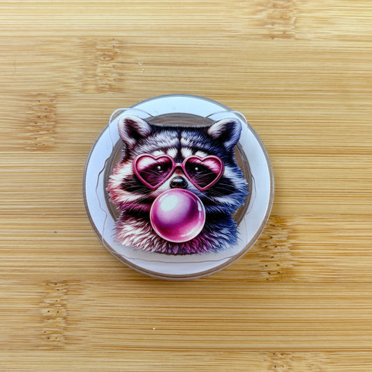 Sassy And Trashy Racoon  Magnetic Grip | Kindle & Phone Holder, Compatible With MagSafe Devices