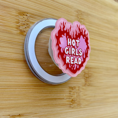 Hot Girls Read Magnetic Grip | Kindle & Phone Holder, Compatible With MagSafe Devices
