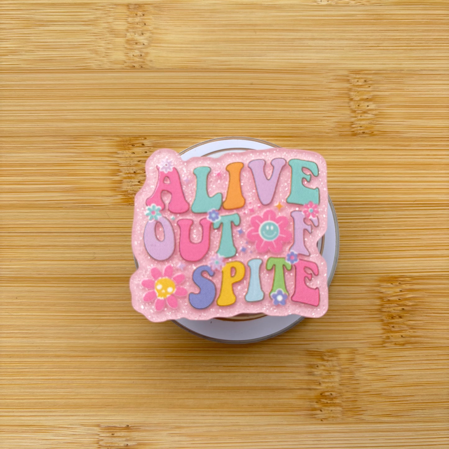 Alive Out Of Spite Magnetic Grip | Kindle & Phone Holder, Compatible With MagSafe Devices