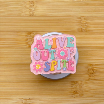 Alive Out Of Spite Magnetic Grip | Kindle & Phone Holder, Compatible With MagSafe Devices