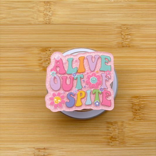 Alive Out Of Spite Magnetic Grip | Kindle & Phone Holder, Compatible With MagSafe Devices