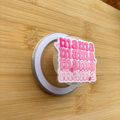 Magenta Mama Magnetic Grip | Kindle & Phone Holder, Compatible With MagSafe Devices