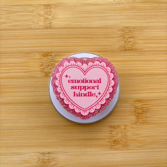 Emotional Support Kindle Magnetic Grip | Kindle & Phone Holder, Compatible With MagSafe Devices