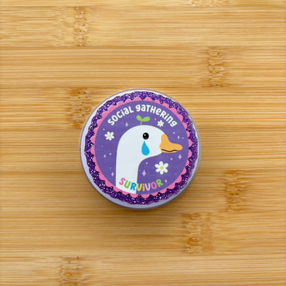 Social Gathering Survivor Goose Magnetic Grip | Kindle & Phone Holder, Compatible With MagSafe Devices