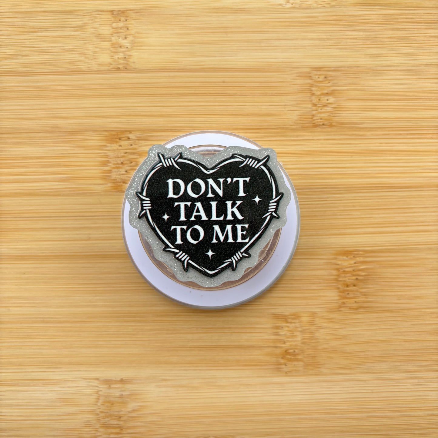 Don't Talk To Me Magnetic Grip | Kindle & Phone Holder, Compatible With MagSafe Devices