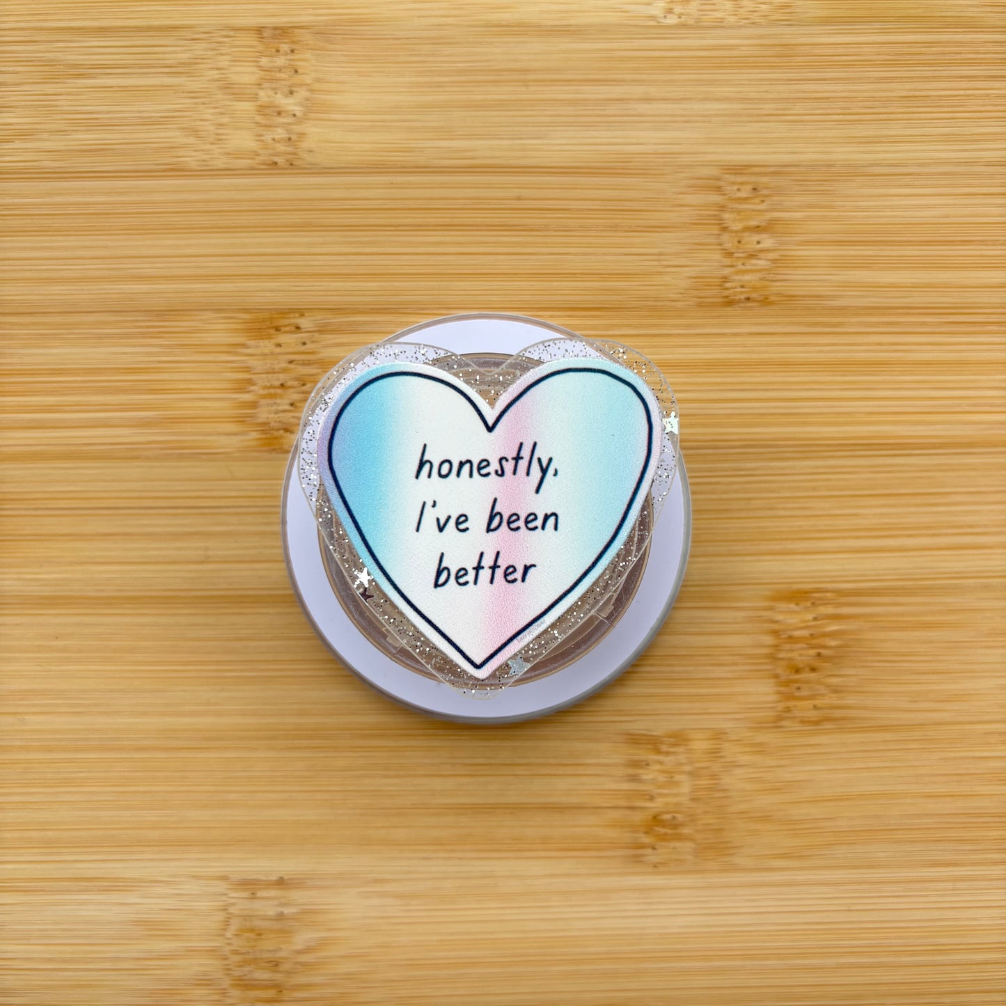 Honestly I've Been Better Magnetic Grip | Kindle & Phone Holder, Compatible With MagSafe Devices