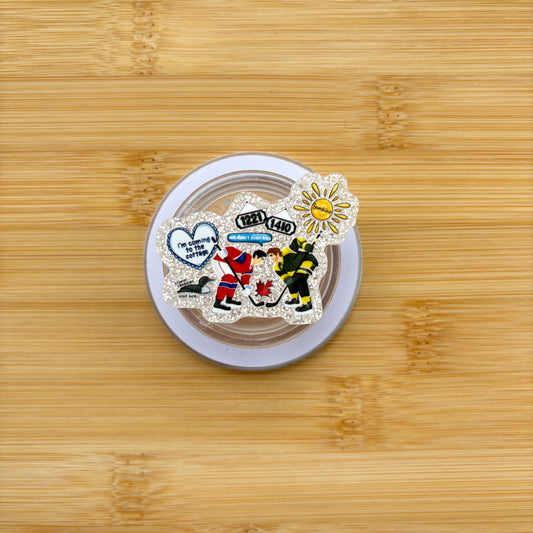 Heated Rivalry Magnetic Grip | Kindle & Phone Holder, Compatible With MagSafe Devices