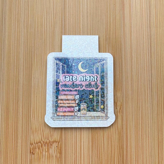 Late Night Readers Magnetic Bookmarks