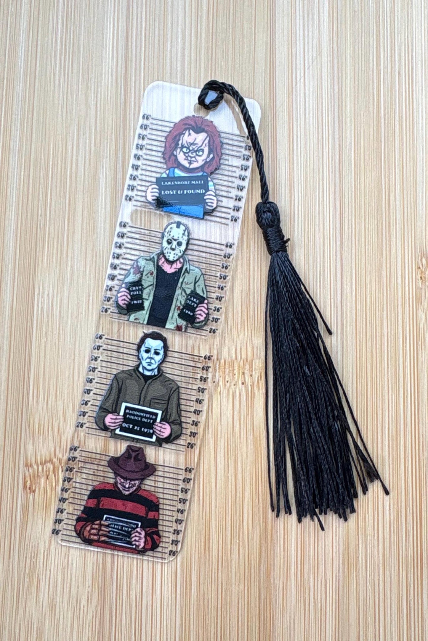 Horror Guys Acrylic Bookmark