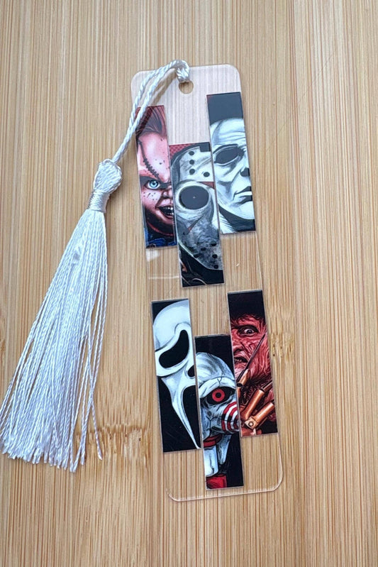 Horror Guys Acrylic Bookmark